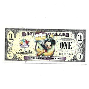 2009 Disney Dollars Michey Mouse $1 Note [b12]